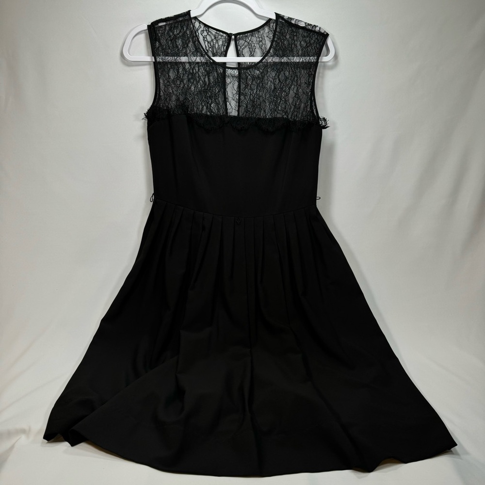 Calvin Klein Women's Black Dress Size 4 Lace Top Formal Wedding Dinner Travel